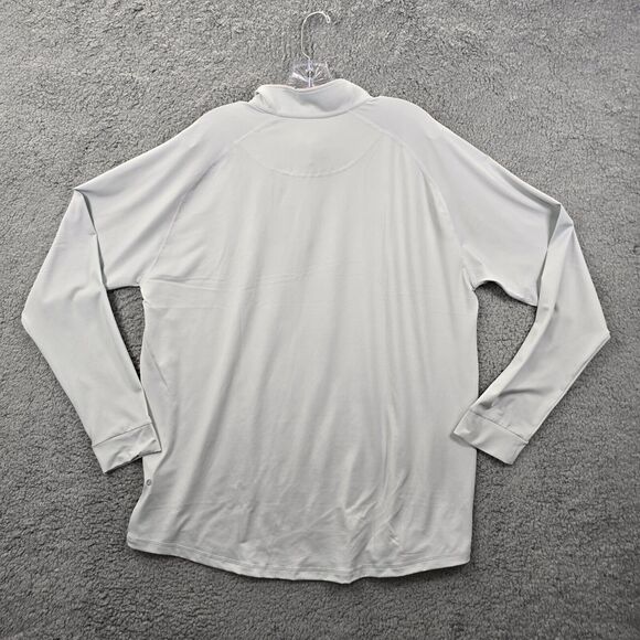 Swannies Performance Kesling 1/4 Zip Glacier Ocean Stretch Men's Size XL FLAW* - Picture 9 of 15